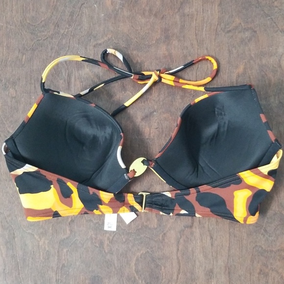 ❤ Victoria's Secret Camo Tie Bikini Top - Picture 6 of 8